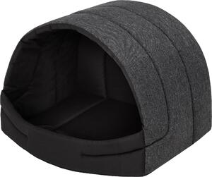 Cuccia per cani Cuccia per cani Casa per cani Grotta per gatti Posto letto L - 55x43 cm Nero