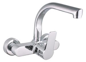 Miscelatore monocomando per lavello. bocca bassa