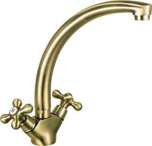Miscelatore per lavello Titania Antica bronzo BAI4BR
