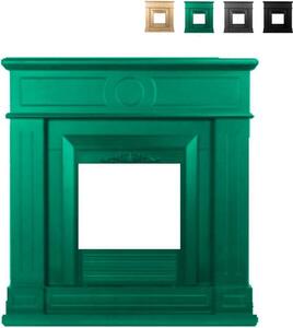 Cornice decorativa per caminetto elettrico Lipari Sur - turchese