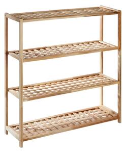 Scarpiera di colore naturale in noce massiccio – Premier Housewares