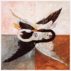 Riproduzione The Swan Final Abstract Art - Hilma af Klint, (40 x 40 cm)