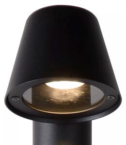 Lucide Lampada da retta a LED per esterni con struttura in alluminio design moderno Dingo LED Alluminio Antracite 3000k Luce Calda GU10 5W 1 Lampadina Lumen 320 Piantane da esterno