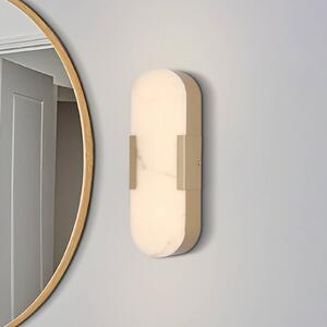 Searchlight Applique da parete Opaline, dimmerabile, Ottone / Oro, Bagno, Metallo, Applique