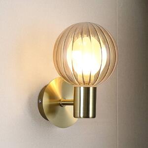 Searchlight Applique da parete Lumisphere, dimmerabile, Ottone / Oro, Bagno, Vetro, Applique