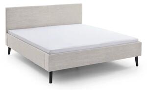 Letto matrimoniale imbottito beige rete non inclusa 180x200 cm Avola – Meise Möbel