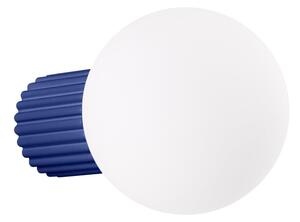 Lampada da parete blu scuro in metallo ø 12 cm Orbital – Sollux