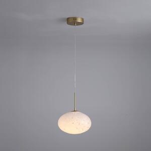 Searchlight Lampada a sospensione in vetro Confetti, dimmerabile, Ottone / Oro, Soggiorno / Sala da pranzo, Vetro, Moderno, Lampada a sospensione
