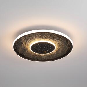 Searchlight Plafoniera a LED Lumadisc, dimmerabile, Nero, Soggiorno / Sala da pranzo, Metallo, Moderno, Plafoniera LED