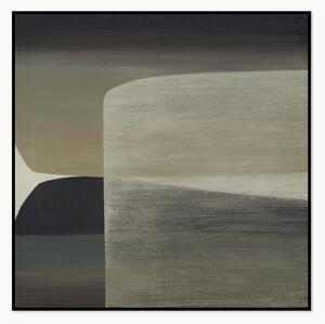 Quadro dipinto a mano con cornice in legno Kubrick