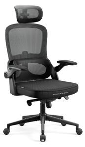 Sedia da ufficio ergonomicaDiablo V-Light: nera
