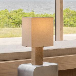 Audo Copenhagen Lampada da tavolo di design Nonna, Crema / Ambra, Soggiorno / Sala da pranzo, Tessuto / Stoffa / Seta, Design, Lampada da tavolo
