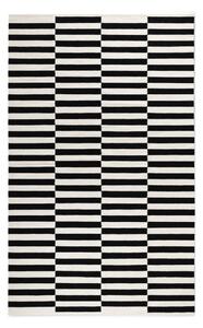 Tappeto bianco e nero in lana reversibile/tessuto a mano 200x300 cm Donna – Hanse Home