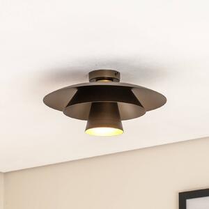 Plafoniera soffitto Plato Luminex, dimmerabile, Alluminio / Grigio / Zincato, Soggiorno / Sala da pranzo, Metallo, Moderno, Plafoniera