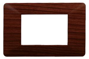 Placca 3 moduli 503 in plastica radica compatibile anche con Vimar Plana