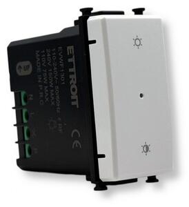 Interruttore Dimmer Wi-Fi Tuya bianco compatibile anche con Vimar Plana