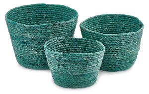 Tagliere In Cotone Cesto Rotondo Giacinto 3 Pezzi Pengo Geometrico Caleffi