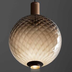 OLEV Lampada a sospensione in vetro Beam Stick Nuance Balloton, dimmerabile, Marrone / Ruggine, Soggiorno / Sala da pranzo, Vetro, Design, Lampada a sospensione