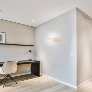 Applique Cleo D1DR410 TEMAR LIGHTING, dimmerabile, Legno chiaro, Soggiorno / Sala da pranzo, Legno, Moderno, Applique