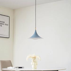 Lampada a sospensione Lindby Jarl, blu, metallo, Ø 35 cm, G9
