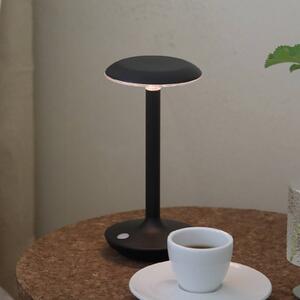 Markslöjd Lampada da tavolo LED Petit, nero, alluminio, IP44 dimmerabile, Nero, Alluminio, Moderno