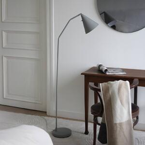 Markslöjd Lampada da terra a LED Funil, dimmerabile, Alluminio / Grigio / Zincato, Soggiorno / Sala da pranzo, Metallo, Moderno, Lampada LED da terra