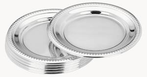 Set di 6 piattini da dessert placcati in argento Sonnenberg
