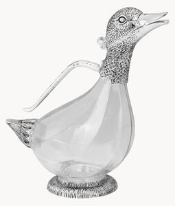 Decanter da vino decorativo placcato in argento Rainer