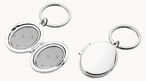 Portachiavi placcato in argento Medaillon