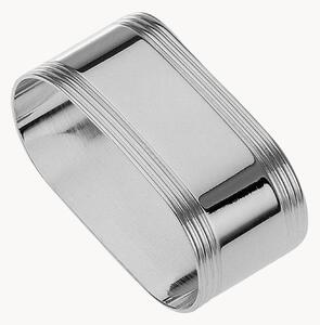Portatovagliolo placcato in argento Thread
