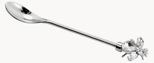 Cucchiaino per miele placcato in argento con zirconi Leander
