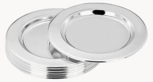 Set di 6 piattini da dessert placcati in argento Hochwald