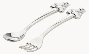 Set di 2 posate per bambini placcate in argento Alwin