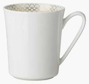 Set di 6 tazze in Bone China Jade