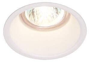 SLV Horn faretto da incasso HV GU10 HORN, dimmerabile, Bianco / Opale, Corridoio, Metallo, Moderno, Downlight