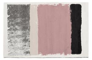 Tappeto 160 x 230 cm Rosa, Grigio e Bianco - CAMDEN