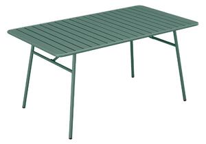 Tavolo da giardino L.200 cm in metallo - Verde acqua - MIRMANDE di MYLIA