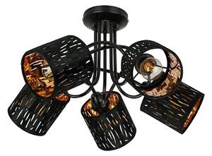 GLOBO 15264-5D - Lampadario fisso TUXON 5xE14/25W/230V