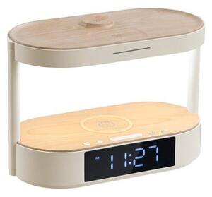 Immax NEO 09111L - Lampada da tavolo LED dimmerabile con sveglia e dock di ricarica TRIPLE DOCK LED/1,5W/5V