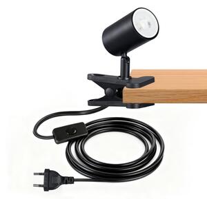 Immax NEO 08291L - Lampada a morsetto PUNTO 1xGU10/9W/230V nera
