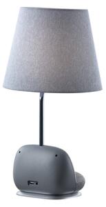 Immax NEO 09109L - Lampada da tavolo LED dimmerabile con ricarica wireless Qi SOFA LED/6W/230V grigia