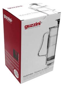 Guzzini Multishaker 8 tazze Gocce Vetro Trasparente