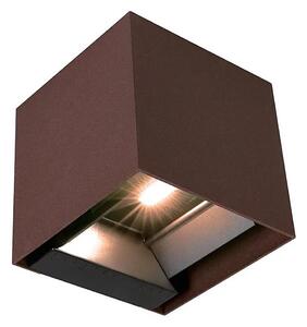 LED Sol lampada da parete con sensore LED/9W/3,7V 3000/4000/5000K IP65 2600 mAh marrone