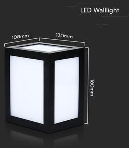 Lampada da parete per esterni a LED/12W/230V 6400K IP65 nera