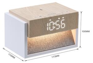 Immax NEO 09114L - Lampada da tavolo LED con sveglia e ricarica CALM LED/1,2W/5V