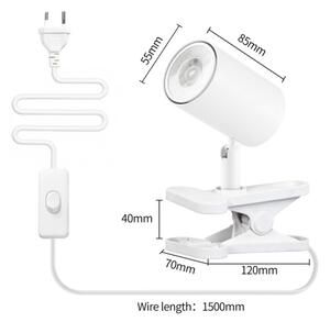 Immax NEO 08292L - Lampada a clip PUNTO 1xGU10/9W/230V bianca