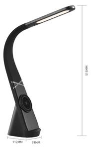 Immax NEO 09110L - Lampada da tavolo LED dimmerabile con ricarica wireless MAGIC LED/5W/230V nero