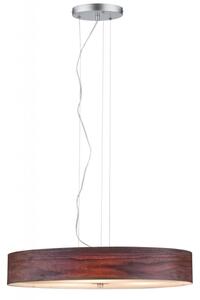 Paulmann 79686 - 3xE27/20W Lampadario a sospensione con filo NEORDIC LISKA 230V noce