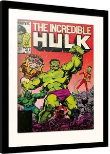 Quadro Marvel - Hulk, Poster Incorniciato