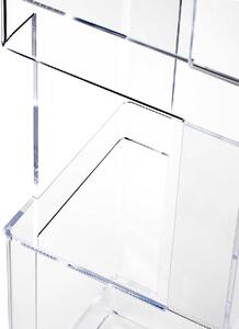 Vesta Libreria da terra piccola in stile moderno in plexiglass 432 Collection Plexiglass Trasparente Librerie da Terra